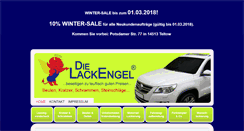 Desktop Screenshot of dielackengel.de